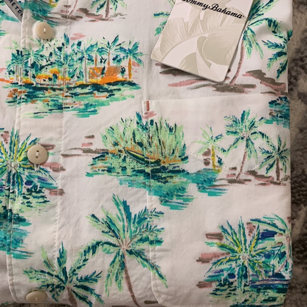NWT Tommy Bahama Bahama Village Camp Shirt - Continental - Picture 8 of 8